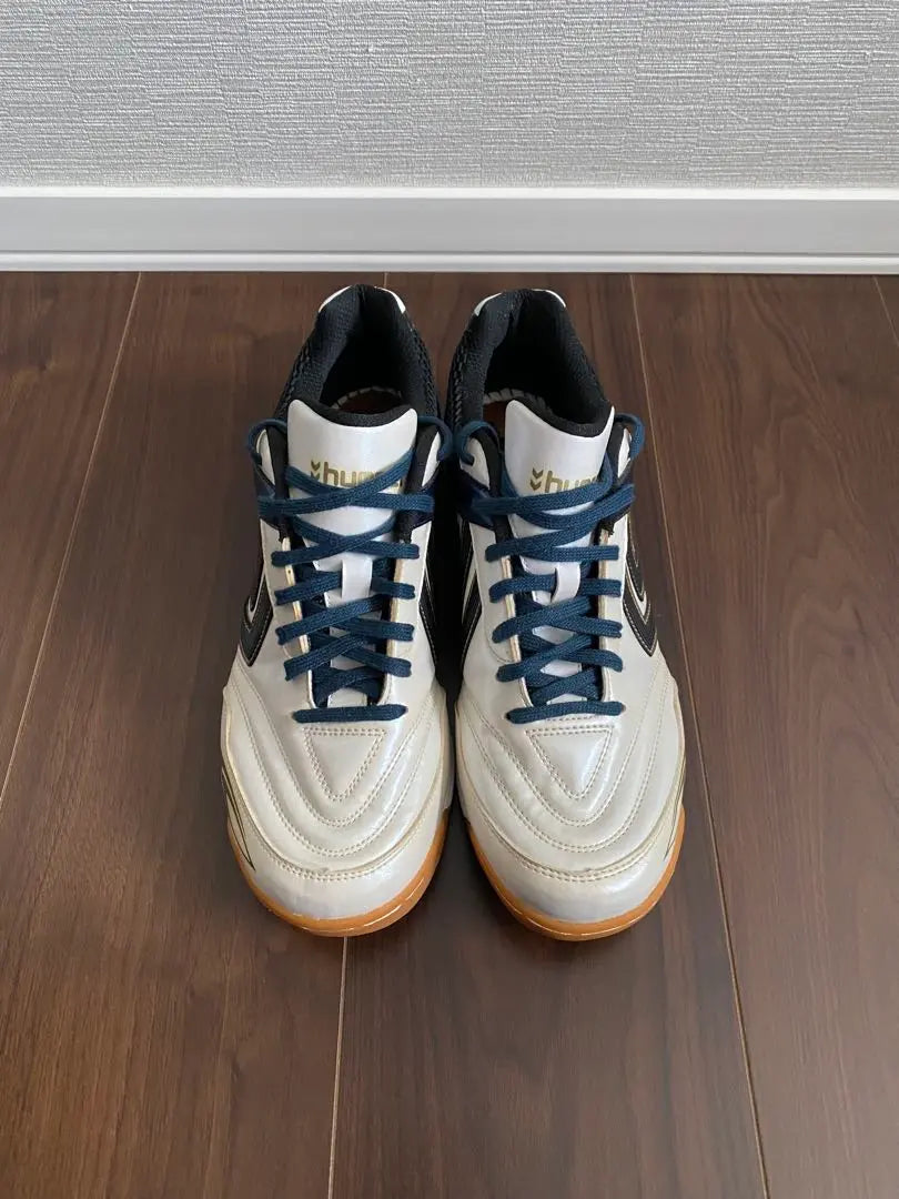 [New and unused] hummel Aerato II GS (white x navy) 27cm