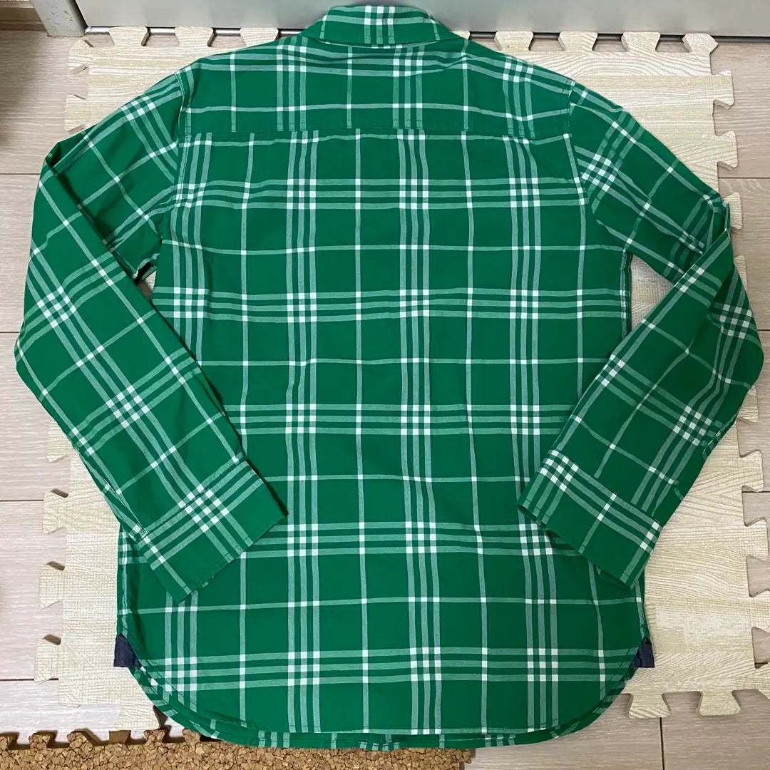 Camisa de manga larga a cuadros para niños Gap Kids 140 Tops