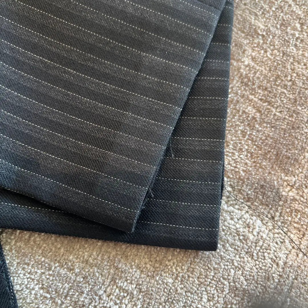 In good condition! BURBERRY Striped Business Suit Men's Cleaned