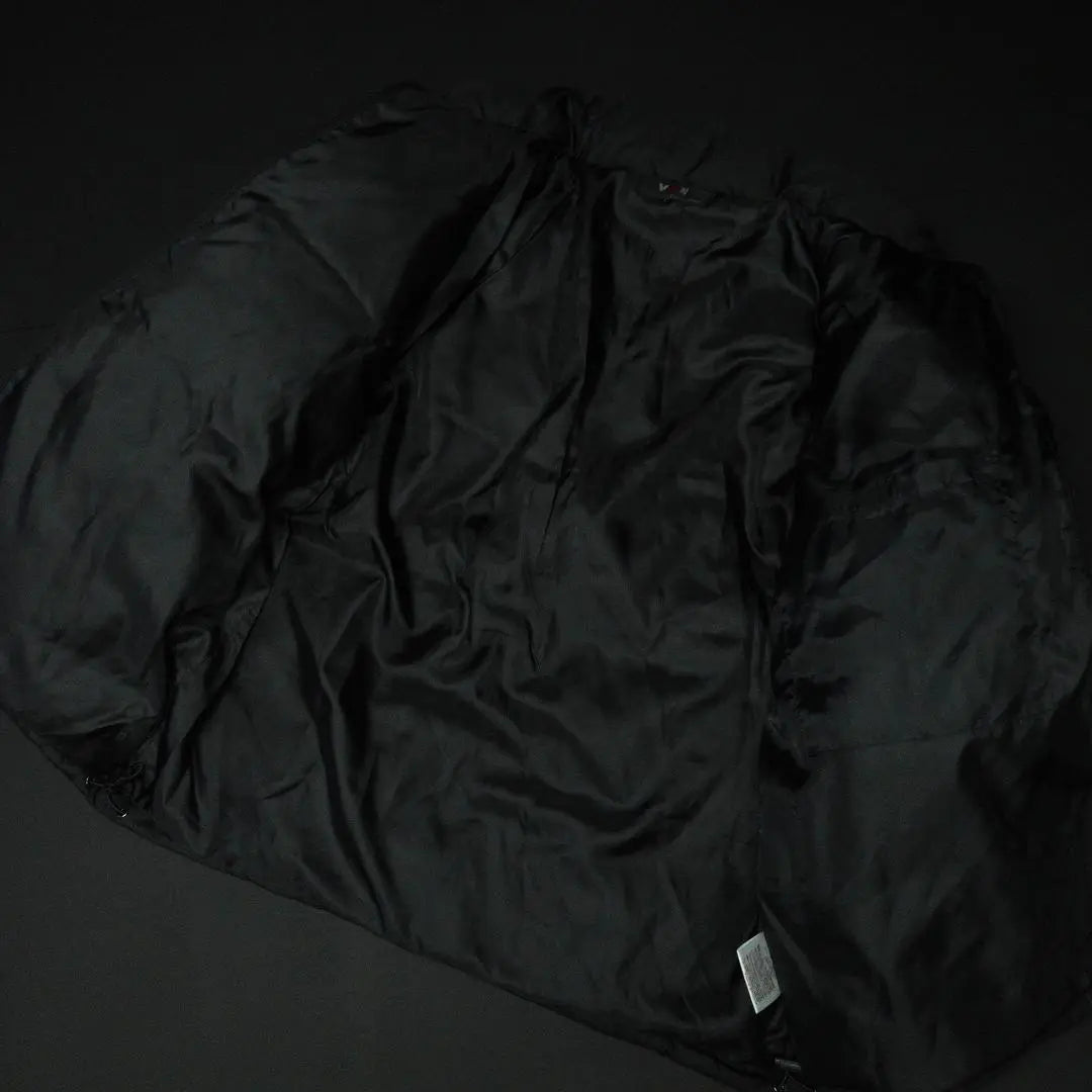 VAN JAC 90s-00s Down Jacket L Black Embroidered Logo