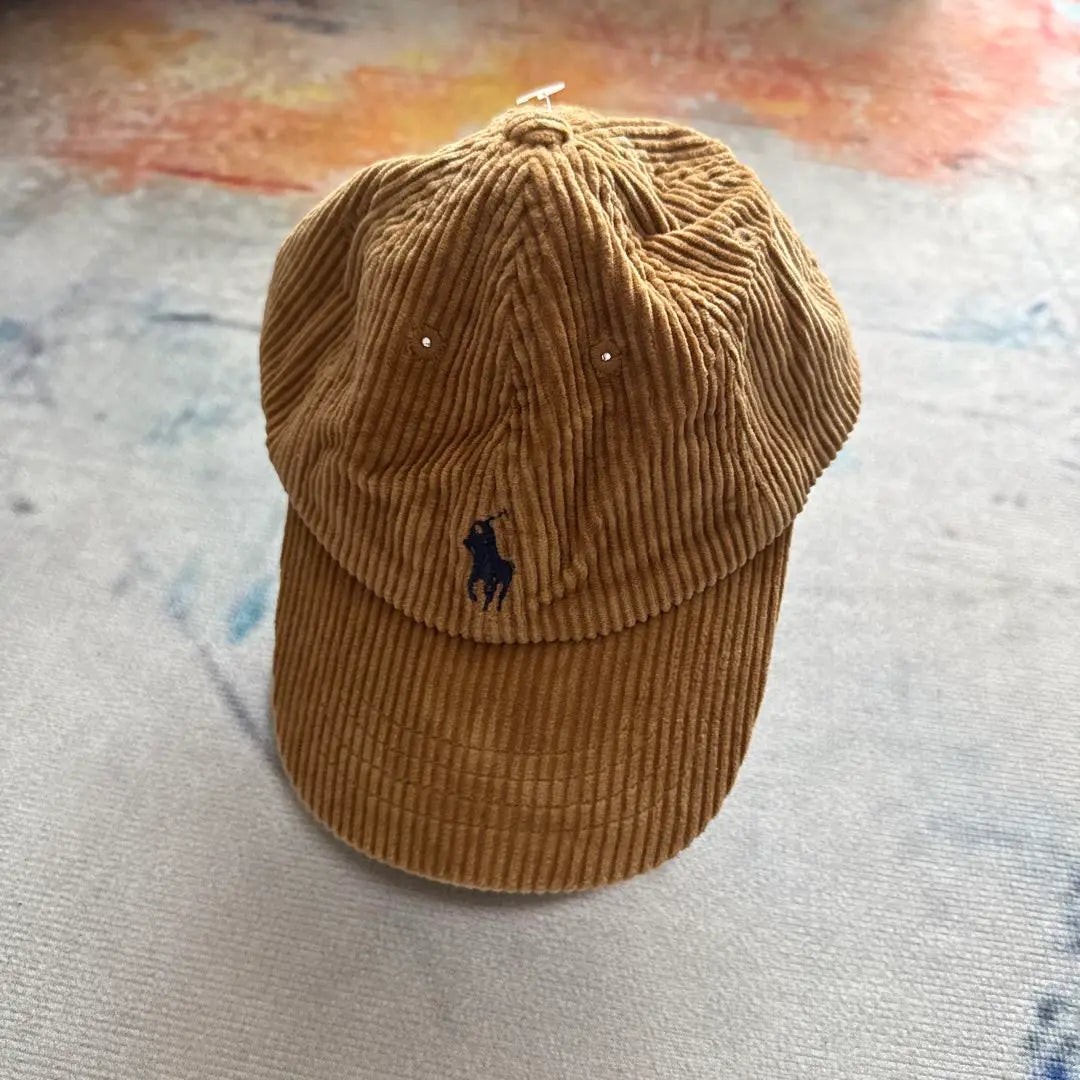 Ralph Lauren Children's Cap Corduroy Beige