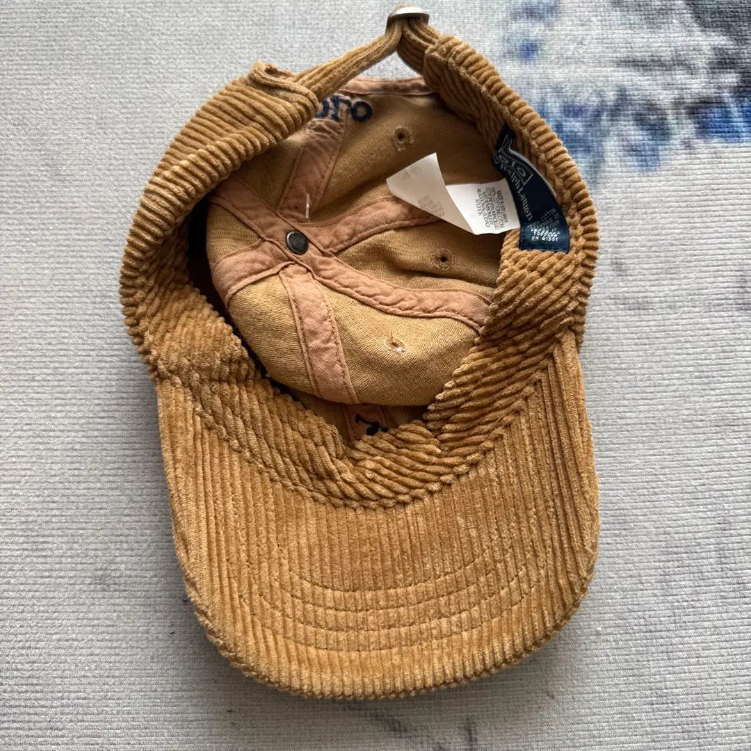 Ralph Lauren Children's Cap Corduroy Beige