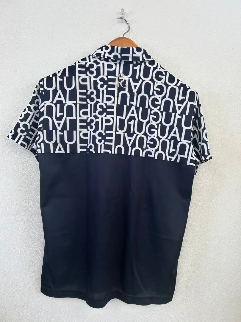 1PIU1UGUALE3 GOLF Uno Pie shirt size L (V)