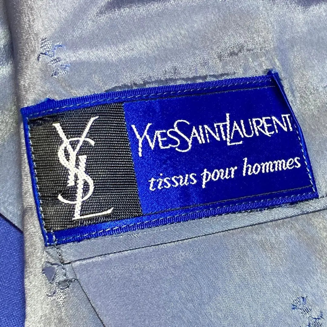 Unused YSL Yves Saint Laurent suit set navy super luxury super rare