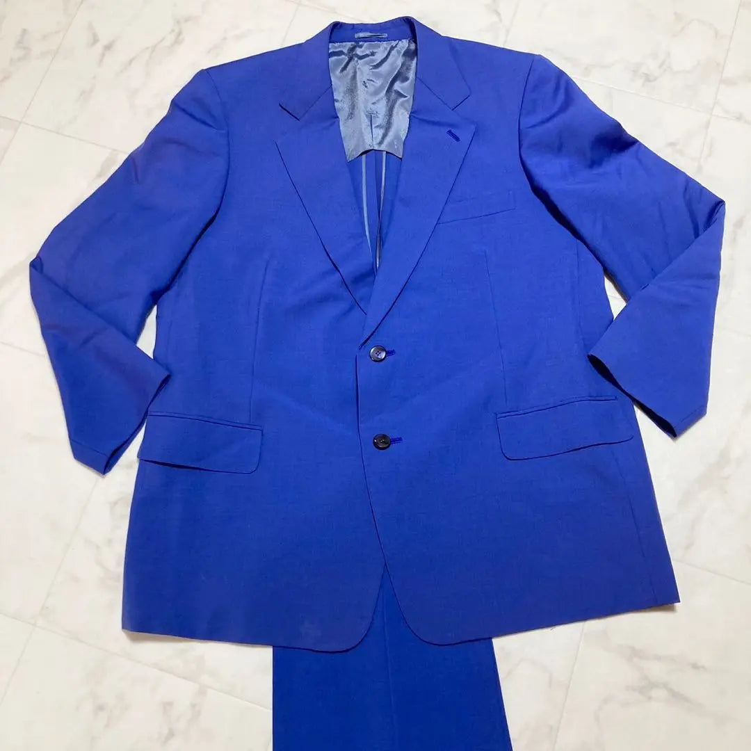 Unused YSL Yves Saint Laurent suit set navy super luxury super rare