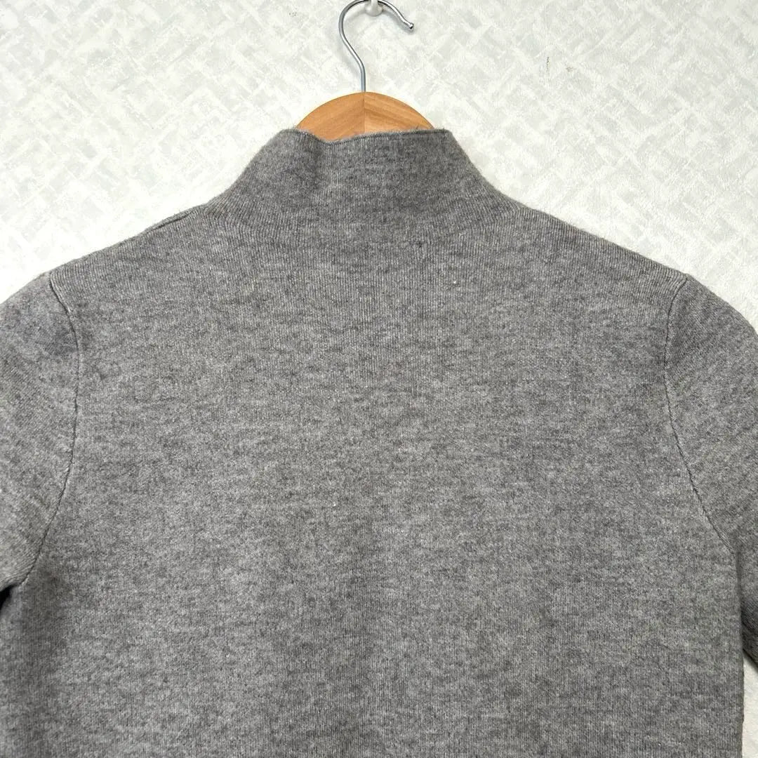 [ZARA KNIT] Fall/Winter Short Sleeve High Neck Knit S Gray