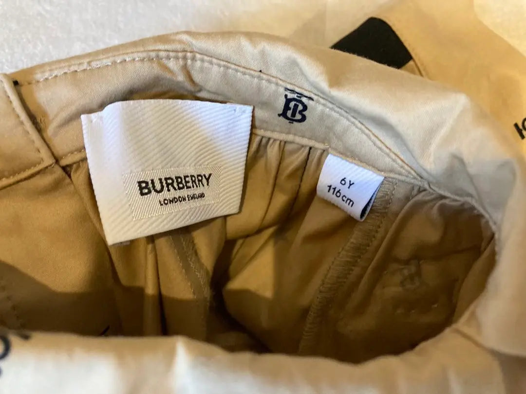 Vestido de manga corta Burberry 6 años