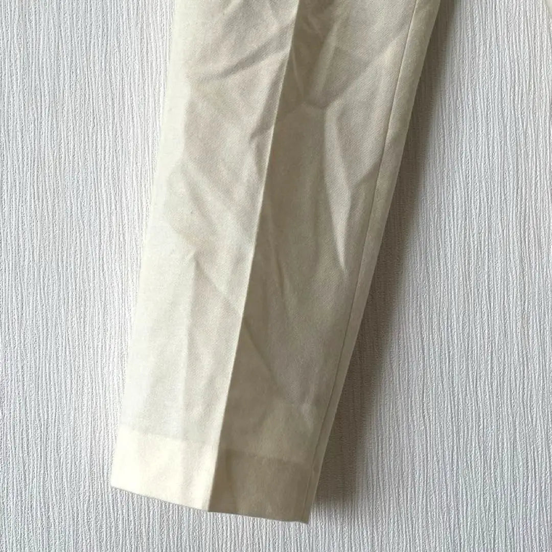 [O0u] O0u slacks pants elastic waist cream 100% wool M