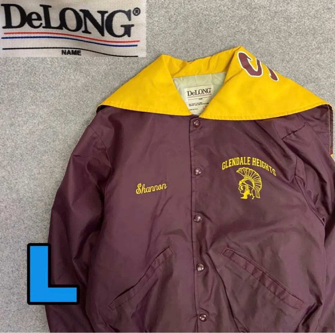 K3250 delong vintage nylon coach jacket