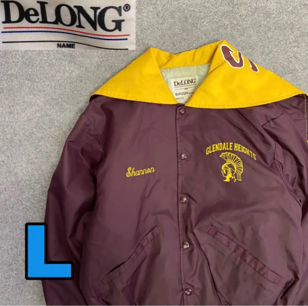 K3250 delong vintage nylon coach jacket