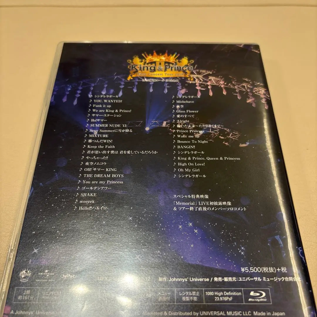 King & Prince 1st Concert BluRay Normal Edition