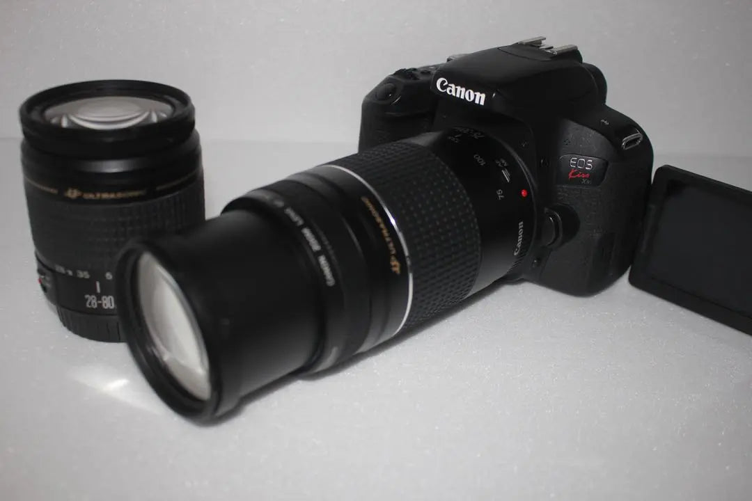 Canon/Warranty/Canon kiss X9i standard & telephoto double lens set | キャノン/保証付き/Canon kiss X9i標準&望遠ダブルレンズセット