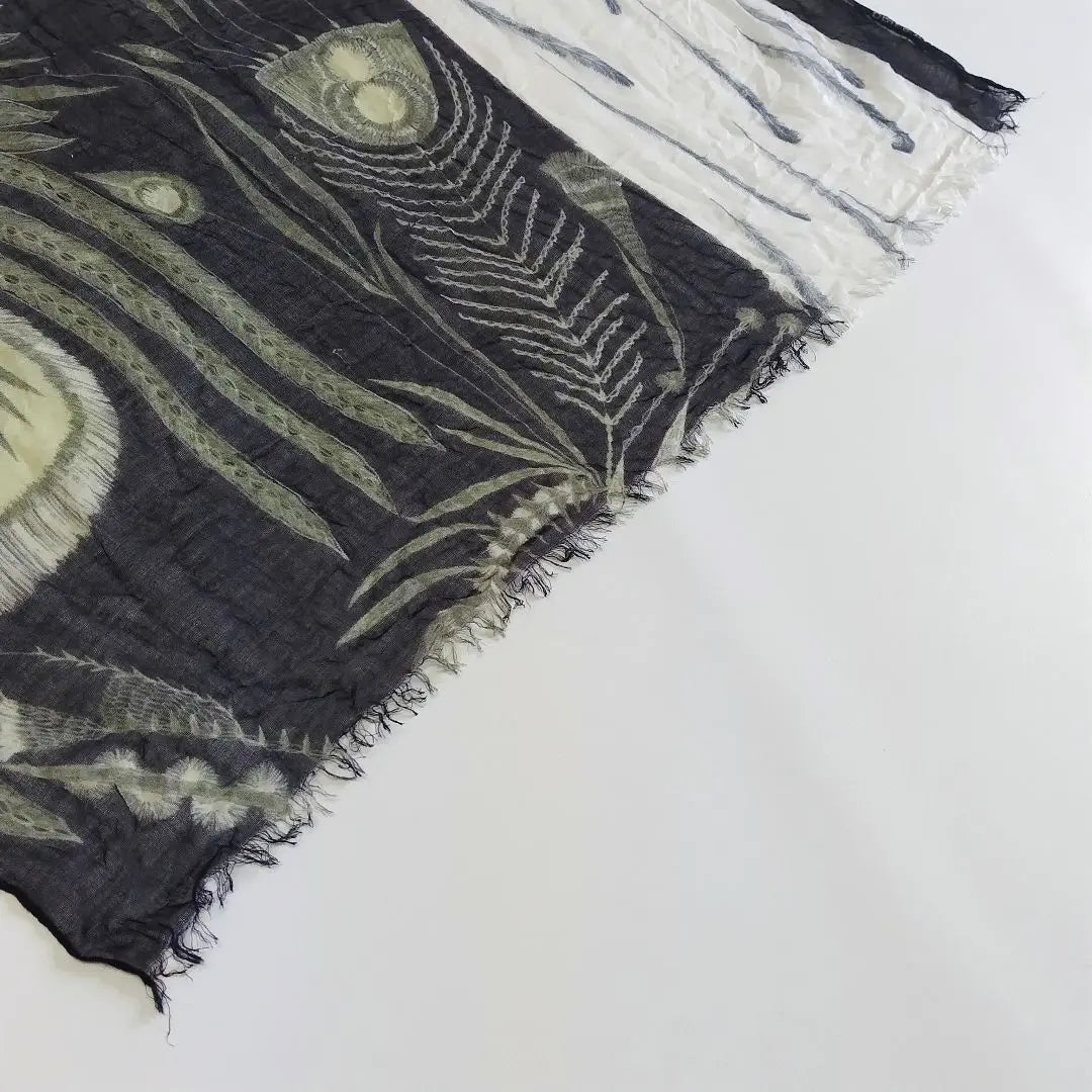 DRIES VAN NOTEN All-over pattern stole