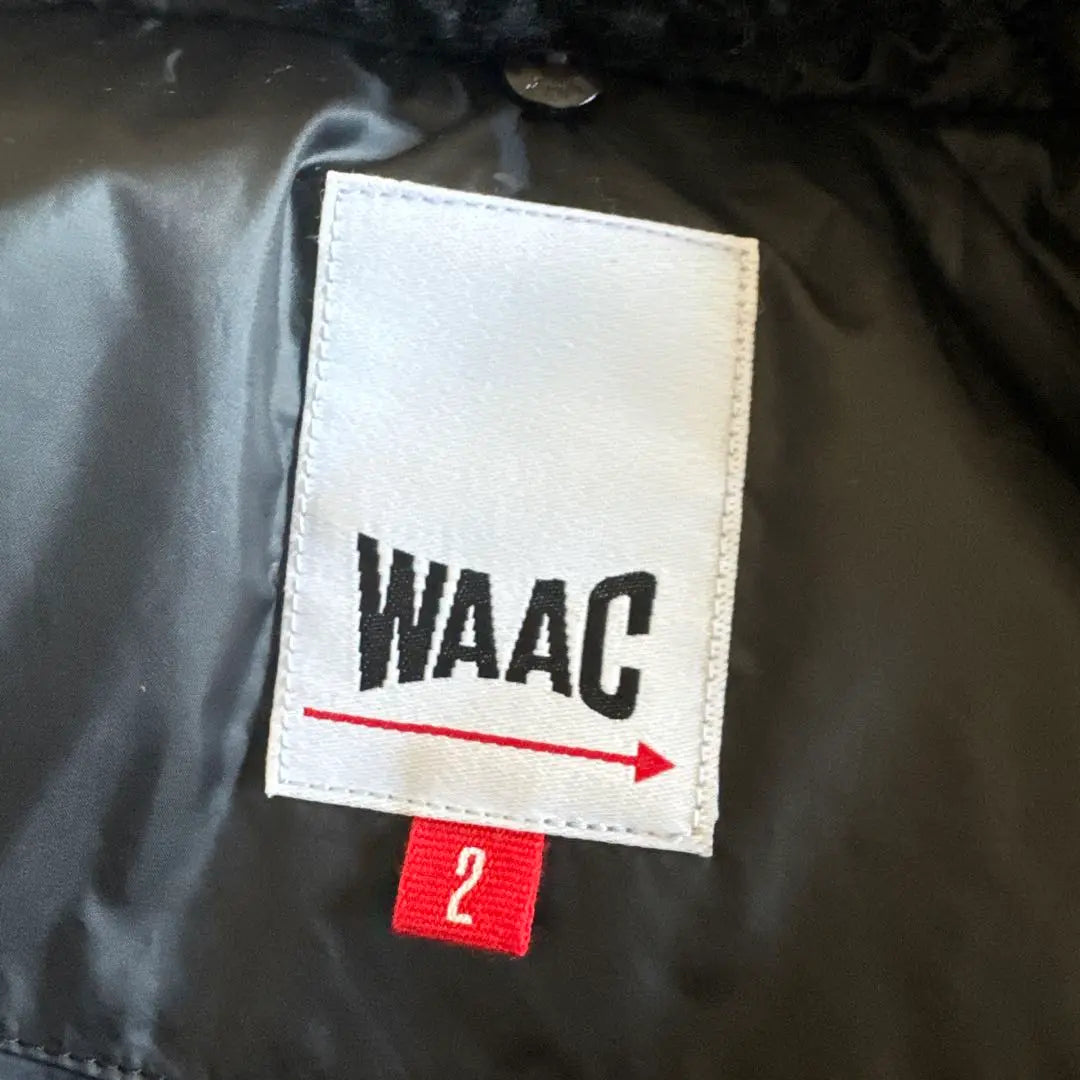 WAAC Boa Collar Quilted Vest Set-up