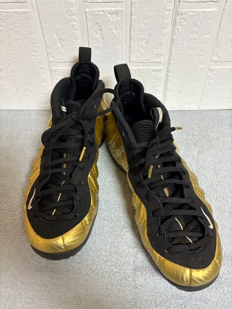 Nike Basketball Shoes 29cm Gold