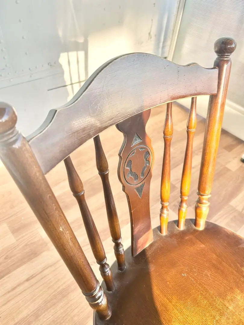 Silla de comedor Hida Sangyo, 1 pieza, estilo antiguo, vintage, bonita