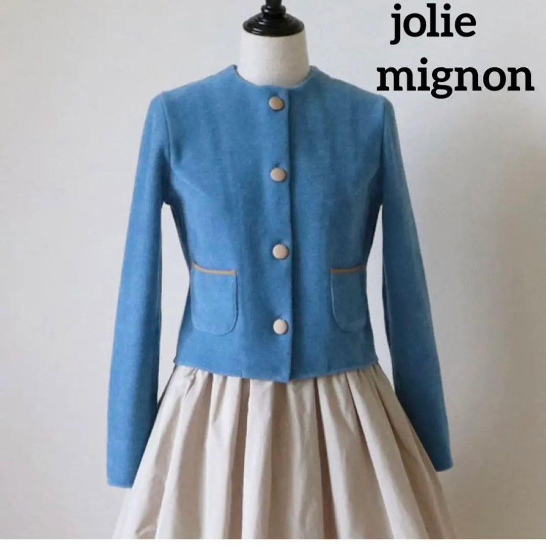 Current⭐️Jolie Mignon Molle Stretch No Collar Jacket Knit 36