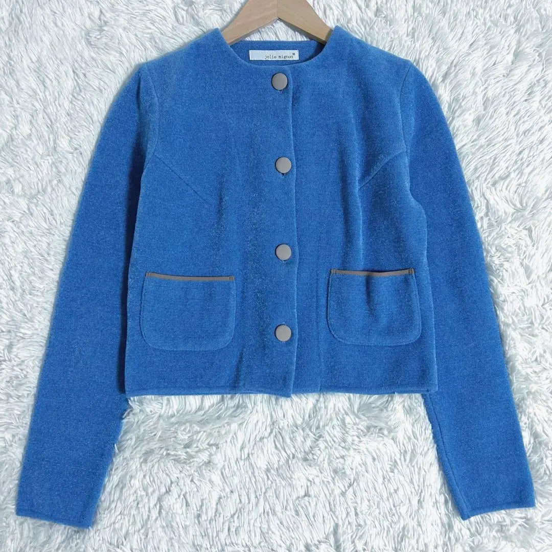 Current⭐️Jolie Mignon Molle Stretch No Collar Jacket Knit 36