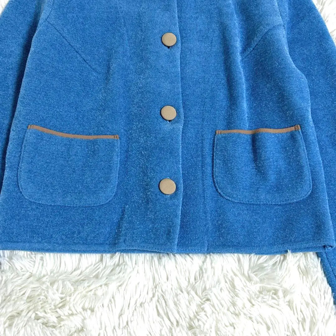 Chaqueta sin cuello elástica Jolie Mignon Molle de punto 36