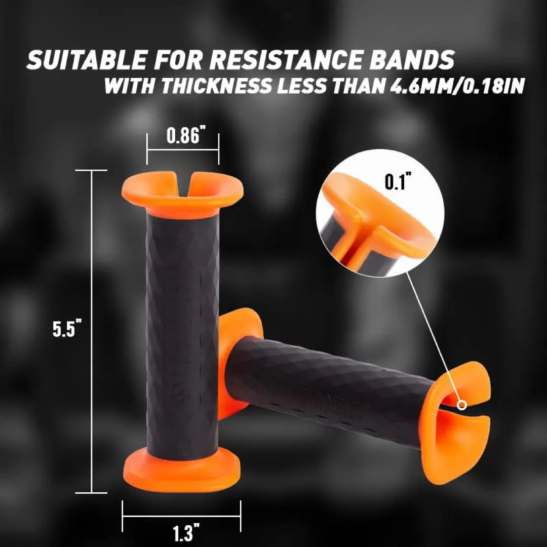 Resistance Band Handle Exercise Band Handle Protects your hands from injuries | レジスタンスバンドハンドル エクササイズバンドハンドル 怪我から手を守る