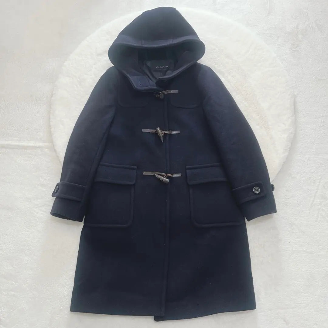 Good condition / Green Label Relaxing / Duffel coat / Dark blue / Size M / Size 38