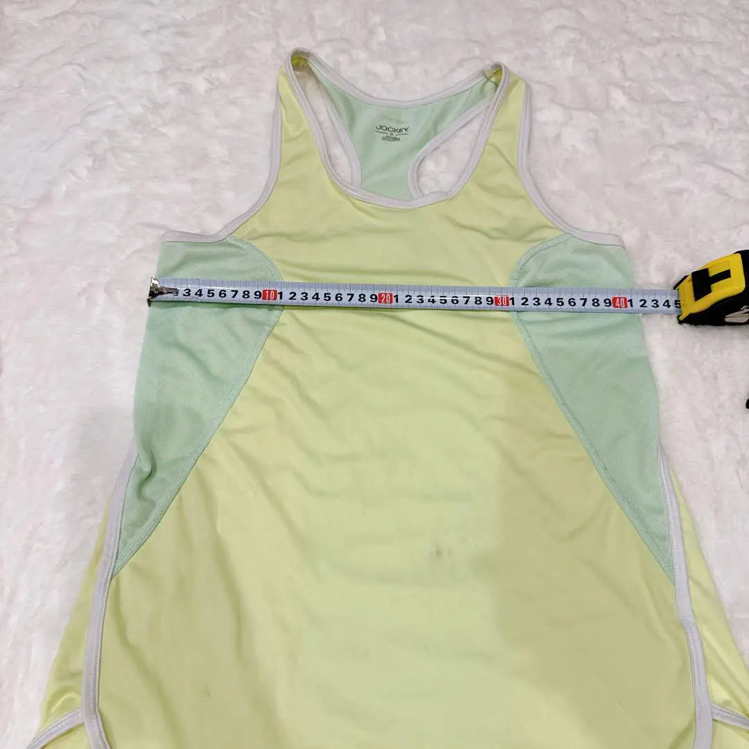 JOCKEY Light Green Tank Top S Running Wear