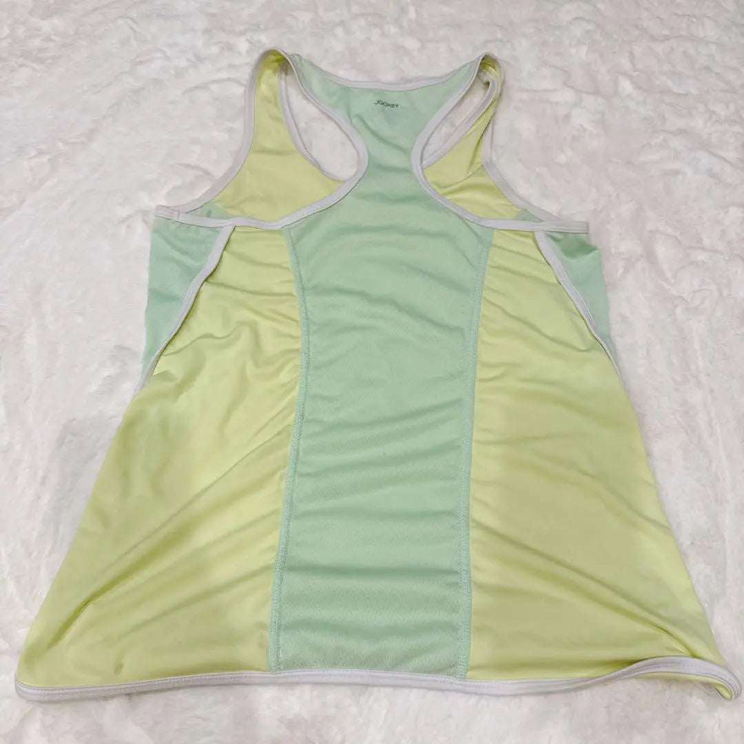 JOCKEY Light Green Tank Top S Running Wear