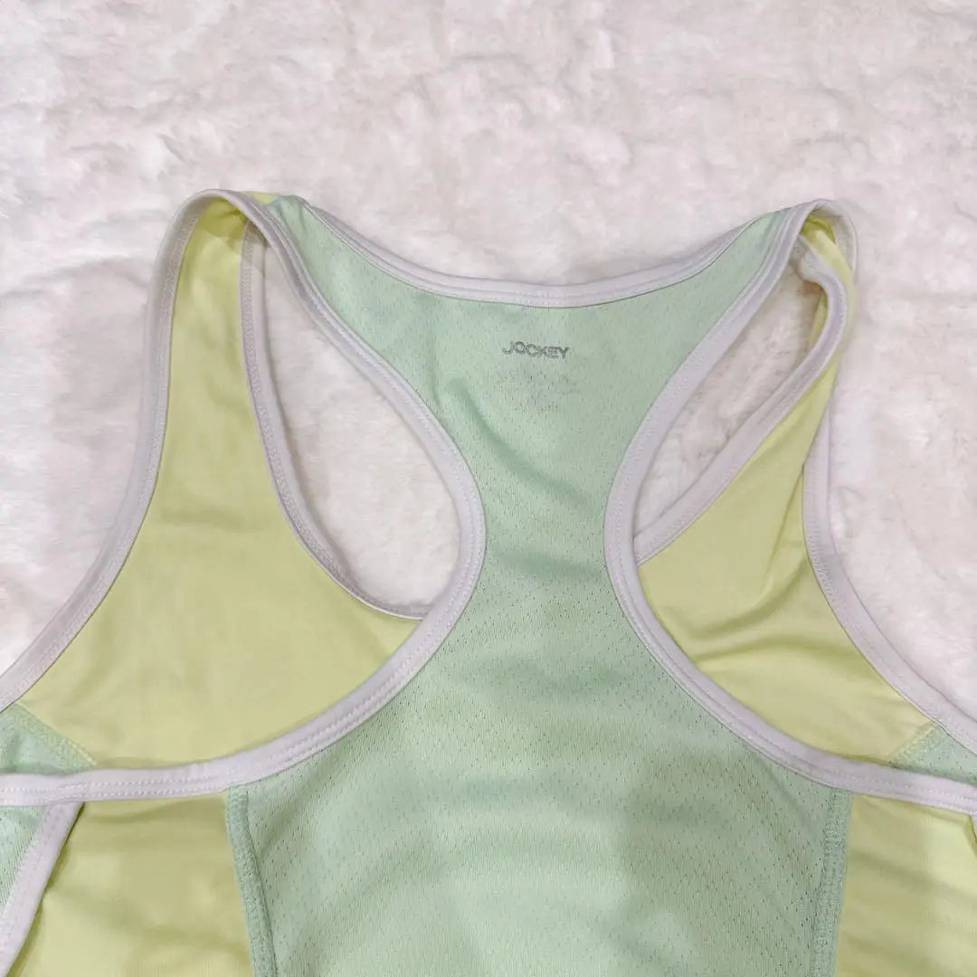 JOCKEY Light Green Tank Top S Running Wear