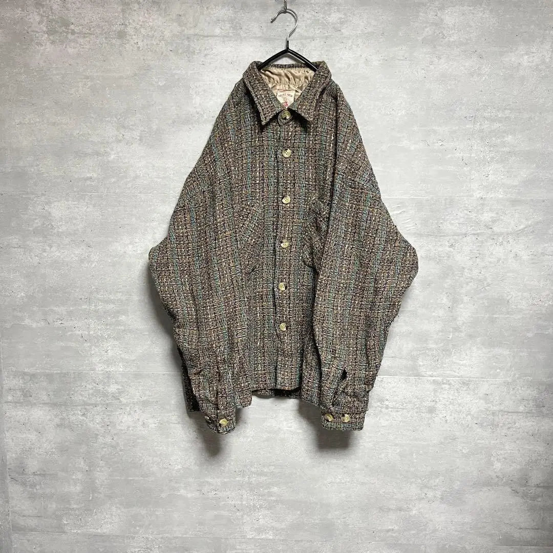 No.960 VINTAGE Vintage Long Sleeve Shirt Checkered