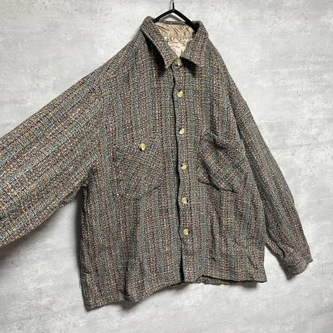 No.960 VINTAGE Vintage Long Sleeve Shirt Checkered