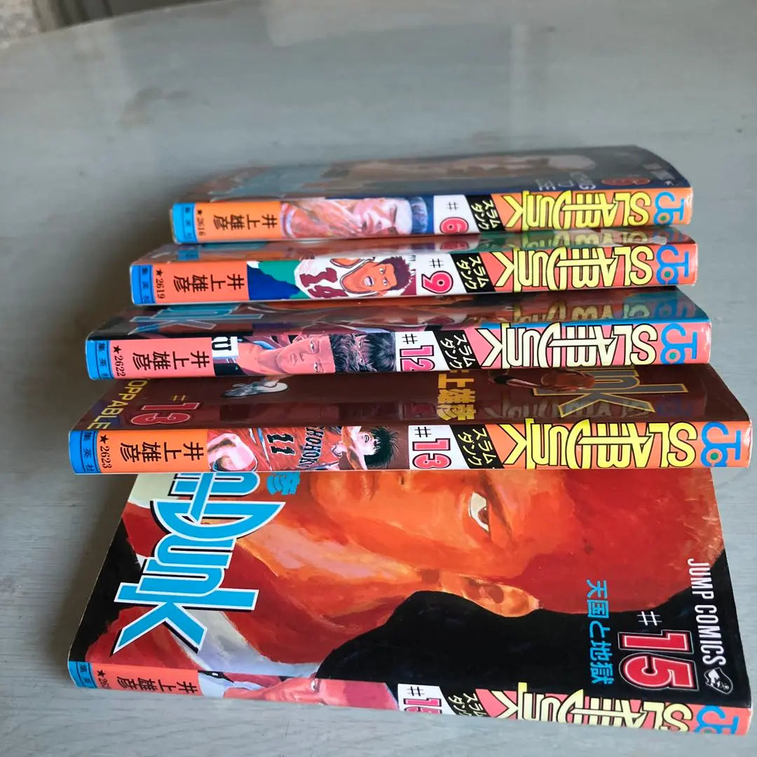 SLAM DUNK Volumen 6, Volumen 9, Volumen 12, Volumen 13, Volumen 15 Set