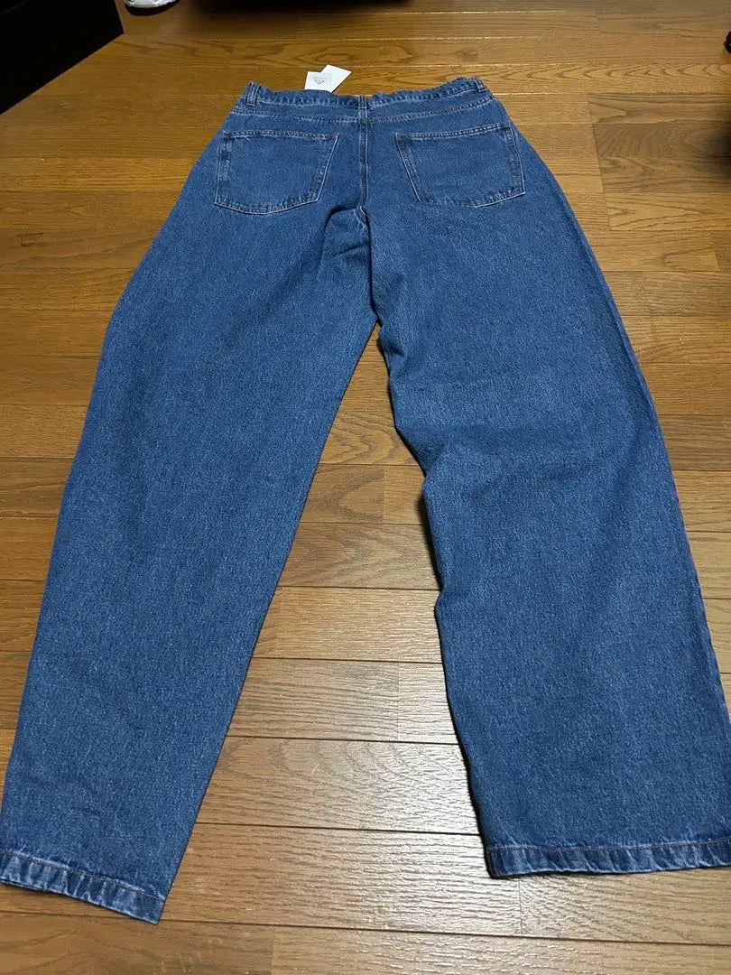 MONO-MART Wide Straight Denim Pants Size L Brand new unused