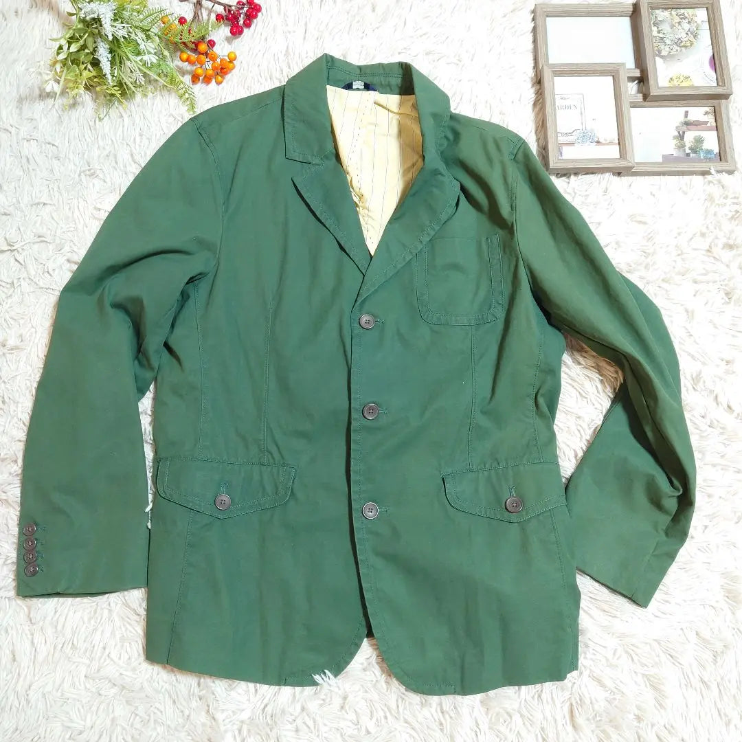 [GAP] Chaqueta entallada GAP (L) Verde oscuro/Aspecto vintage