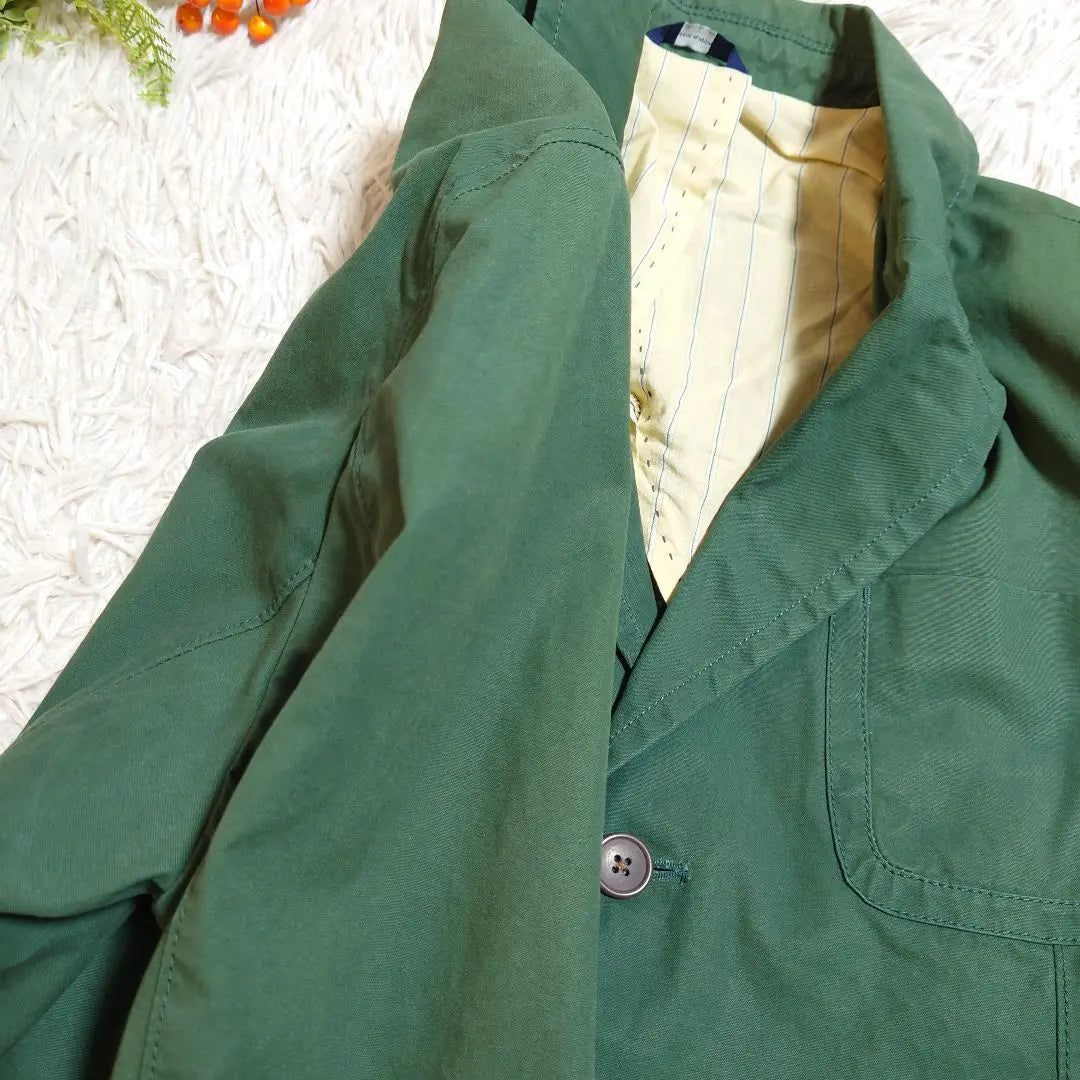 [GAP] Chaqueta entallada GAP (L) Verde oscuro/Aspecto vintage