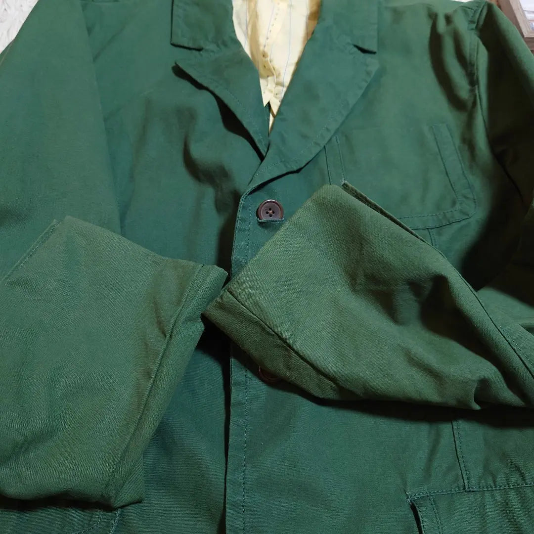 [GAP] Chaqueta entallada GAP (L) Verde oscuro/Aspecto vintage