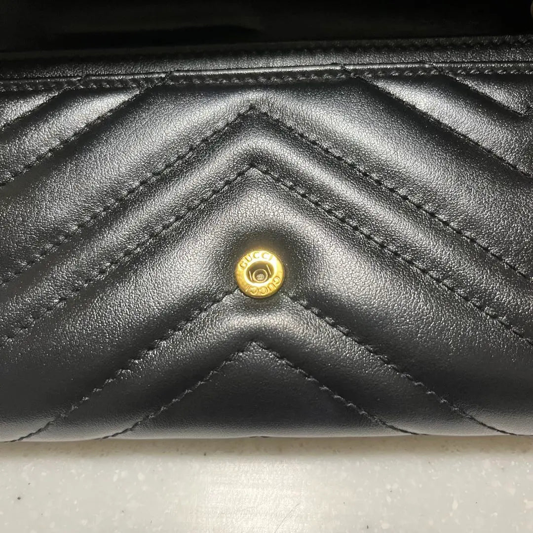 Good condition GUCCI Double G Continental Wallet Current Product No. 443436