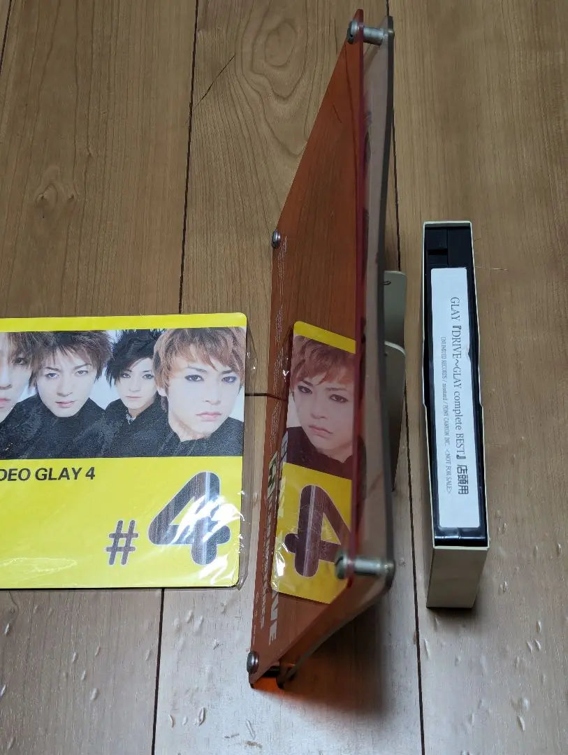 Super rare GLAY Pop Video for store performances Mouse pads VHS 4 rare set