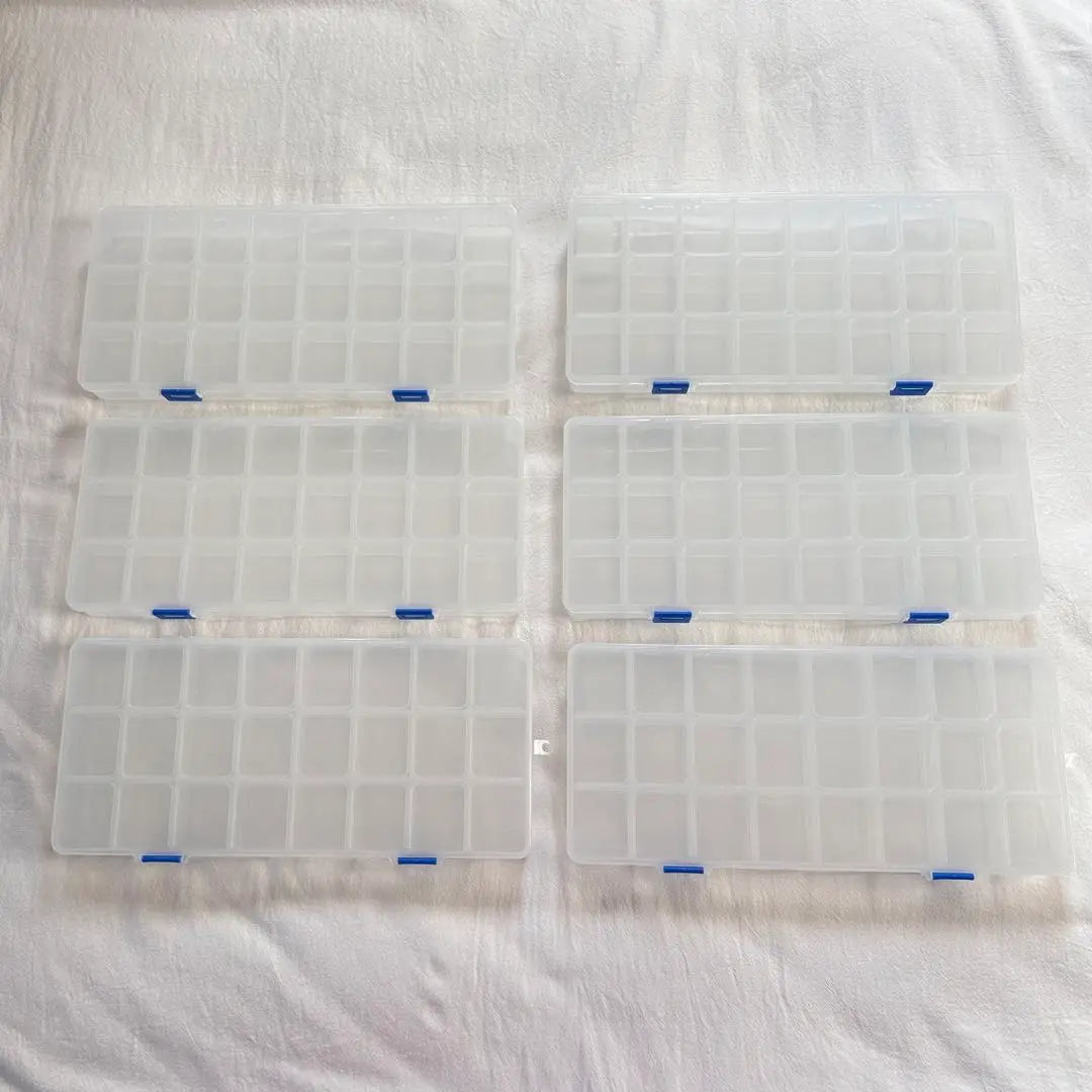 [Used Item] Regular price: 5,722 yen 24 grid storage box, part case, 6 pieces