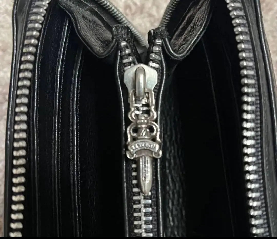 [Al precio más bajo de la industria] ¡Productos hermosos! ¡Con certificado de compra! Cartera Chrome Hearts Cemetery