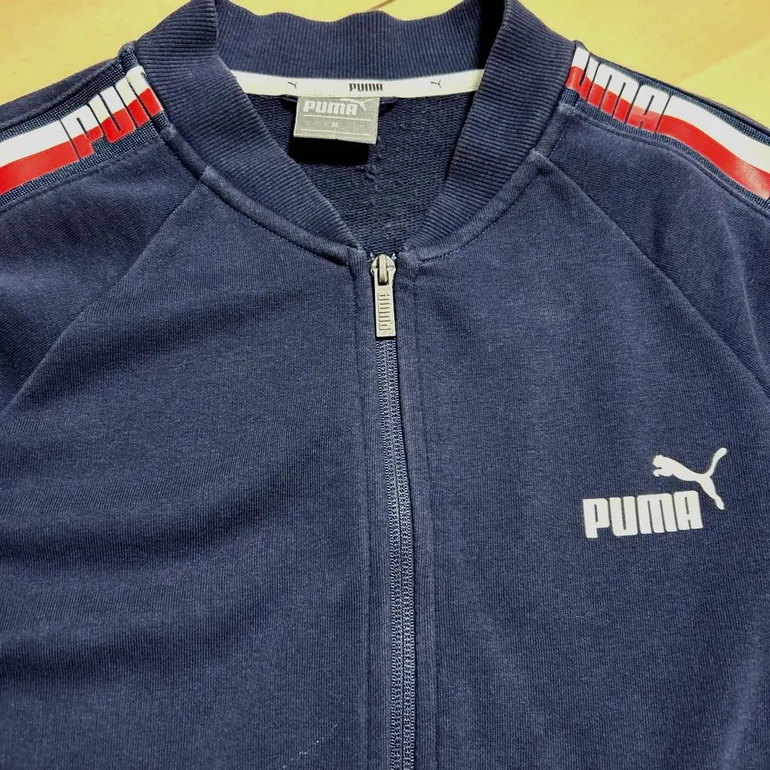 Jersey con capucha y cremallera PUMA Navy XL para Mujer | PUMA ネイビー XL ジップアップ パーカー ジャージ レディース