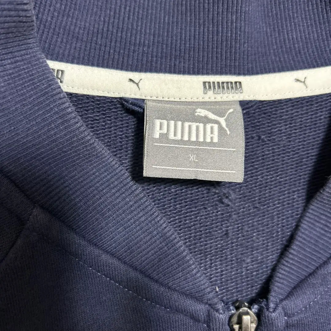 Jersey con capucha y cremallera PUMA Navy XL para Mujer | PUMA ネイビー XL ジップアップ パーカー ジャージ レディース