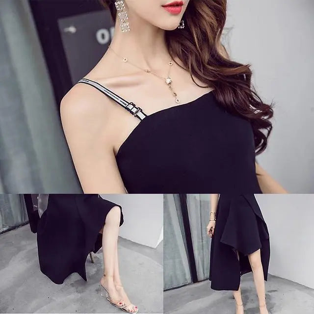 [Last 2] Large size Women's Spring/Summer Dress New Off-Shoulder