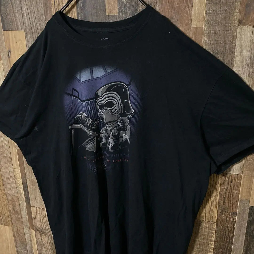 Star Wars Character POP Black Men's 3XL Short Sleeve T-Shirt