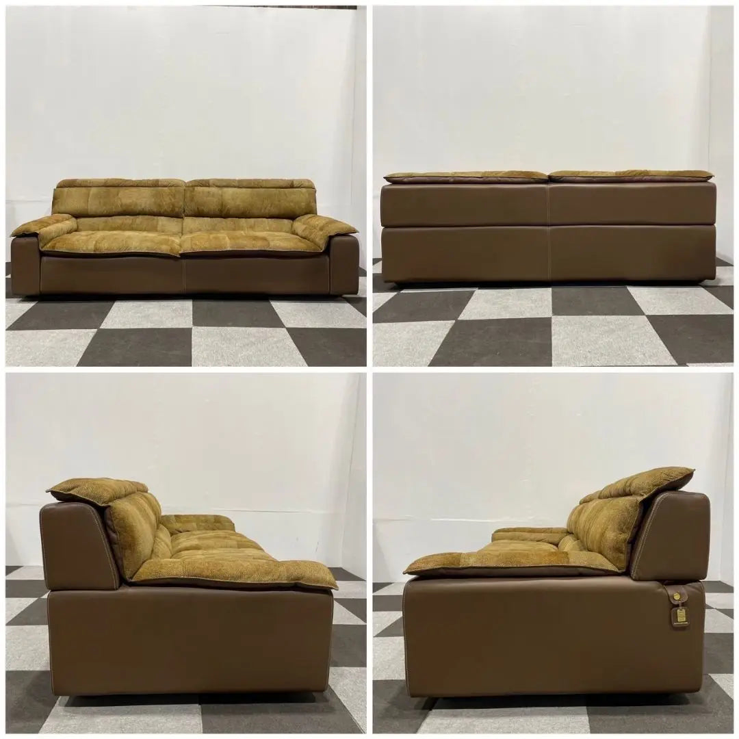 ROSSI DI ALBIZZATE Mueble Mueble 3 plazas Total Anonary de cuero SE085 | rossi di albizzate 家具 総本革 3人掛け 家具 Se085