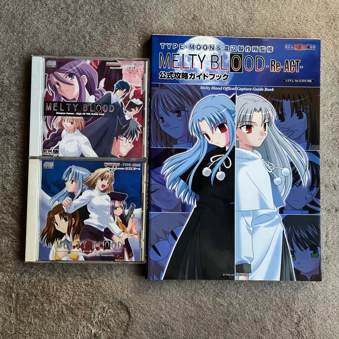 [PC game] MELTY BLOOD FR version/ReACT strategy book set