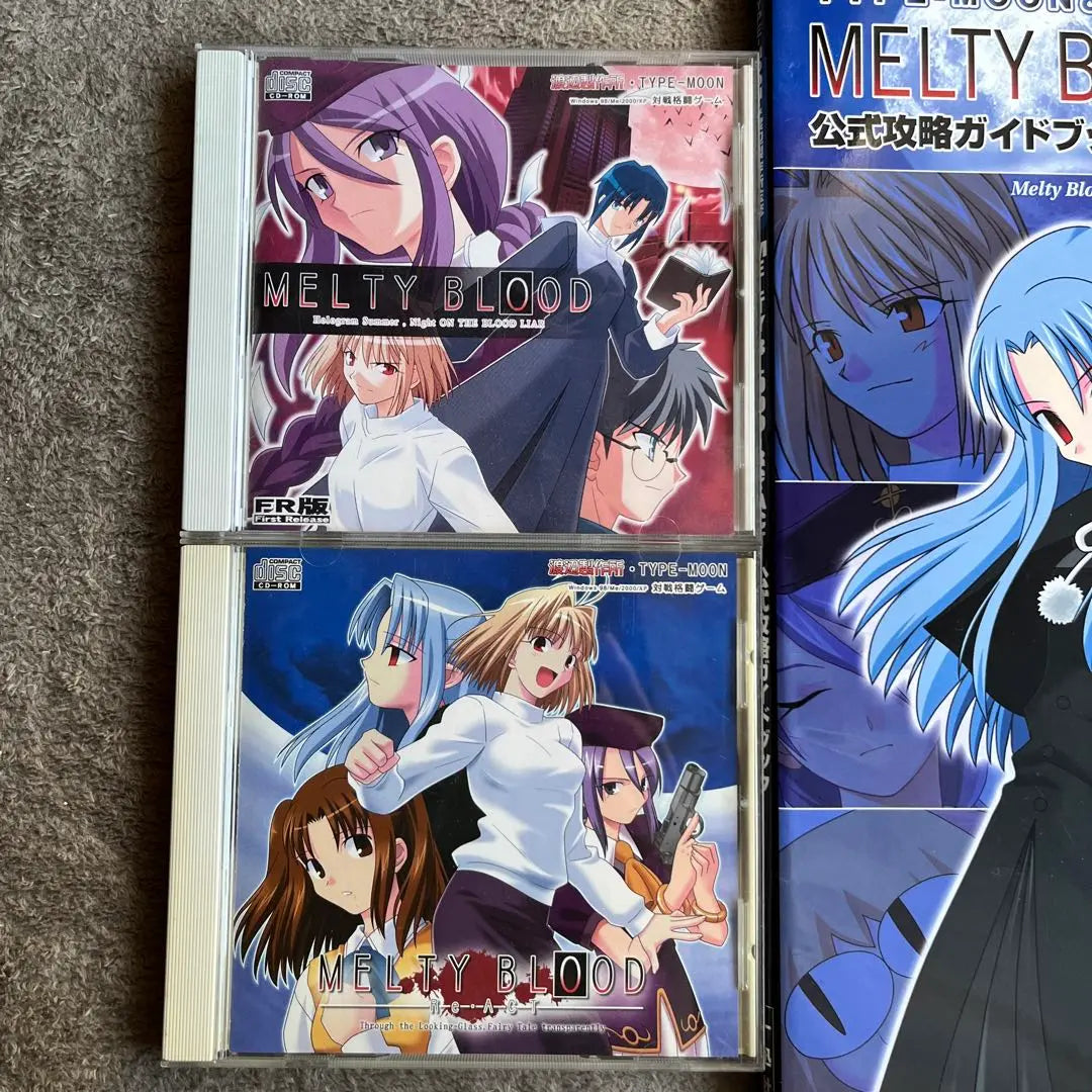 [PC game] MELTY BLOOD FR version/ReACT strategy book set