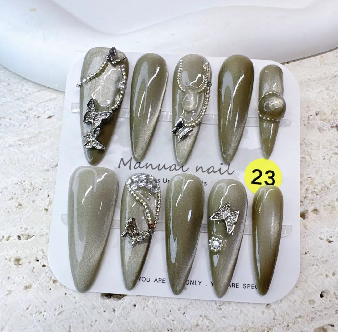 Nail tip Fake nails Actual product Mass-produced Princess Nails Favorite Nail Aurora Mine-type Pain Nail Magnet