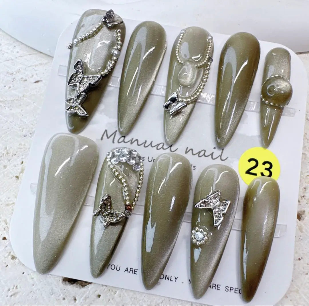 Nail tip Fake nails Actual product Mass-produced Princess Nails Favorite Nail Aurora Mine-type Pain Nail Magnet