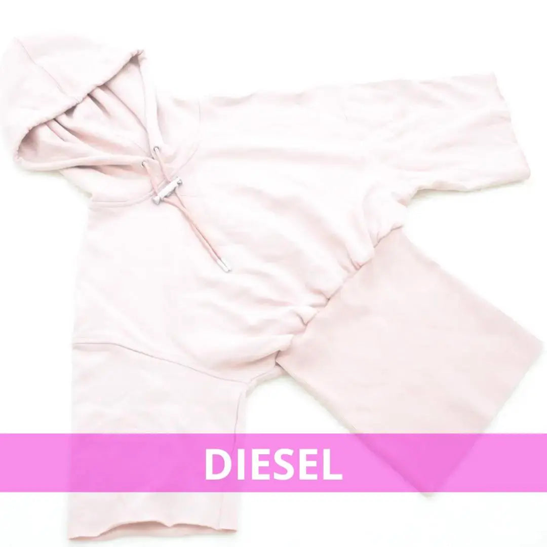 Parka DIESEL para mujer con cierre de cordón y canalé ancho A045520