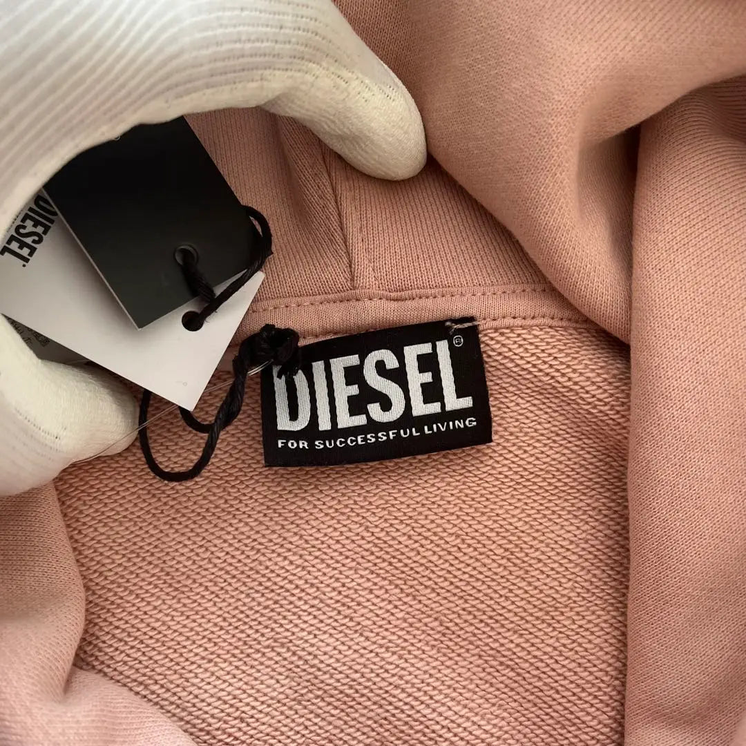 Parka DIESEL para mujer con cierre de cordón y canalé ancho A045520